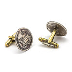Half Sheqel Coin of Israel Cufflink