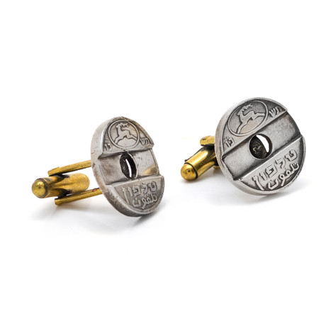 Asimon Coin Telephone Token Cufflink