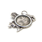 Courage Lion Silver Pendant Necklace