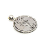 25 Pruta Israel Coin Pendant