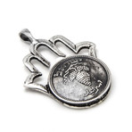 Collector's Israeli Coin 25 Pruta Necklace