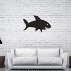 Happy Shark (16"W x 24"H x 1"D)
