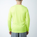 Hydrolite Technology Long Sleeve Tee // Yellow-Green (M)