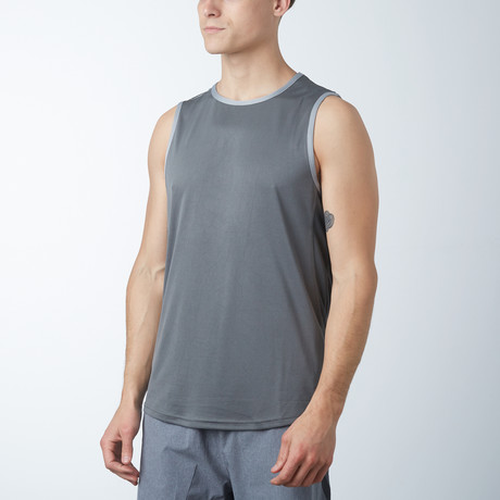 Wide Strap Tank // Dark Gray (XS)