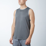 Wide Strap Tank // Dark Gray (XS)