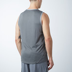 Wide Strap Tank // Dark Gray (XS)