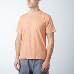 Loose Fit Crew Neck Peachy Tee // Peach (XS)