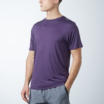 Four Way Stretch Short Sleeve T-Shirt // Purple (XS)