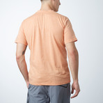 Loose Fit Crew Neck Peachy Tee // Peach (XS)