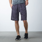 Scratch Matrix Shorts // Light Purple (XS)