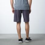Scratch Matrix Shorts // Light Purple (XS)