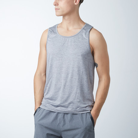 Reflective Tank // Light Heather Gray (XS)