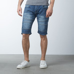 Stitched Shorts // Medium Blue (34)