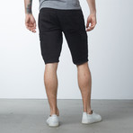 Denim Cargo Shorts // Black (30)
