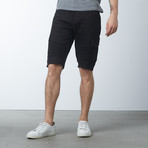 Denim Cargo Shorts // Black (30)
