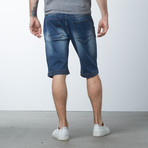 Modern Moto Shorts // Medium Blue (30)