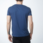 V-neck T-Shirt // Dark Denim (S)