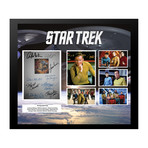 Autographed + Framed Screenplay Collage // Star Trek