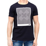 Xmaze T-Shirt // Navy (L)