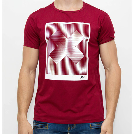 Xmaze T-Shirt // Burgundy (S)