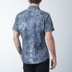 Ladder Short Sleeve Shirt // Gray (L)