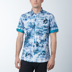 Warning 2 Short Sleeve Shirt // Turquoise (XL)