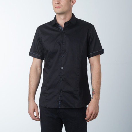Silk 2 Short Sleeve Shirt // Black (S)