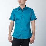 Silk 2 Short Sleeve Shirt // Teal (XL)
