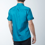Silk 2 Short Sleeve Shirt // Teal (L)
