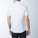 The Barber Short Sleeve Shirt // White (L)