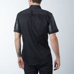Shards Short Sleeve Shirt // Tan (XL)