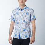 Anemone Short Sleeve Shirt // Blue (XL)