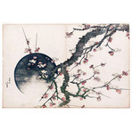 Plum Blossom And The Moon // Katsushika Hokusai