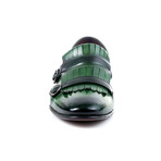 Premium Double Monk Slip-On // Green (Euro: 45)