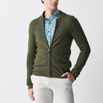 Tricot Cardigan // Olive (XL)