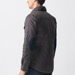 Quilted Mont Jacket // Black + Navy (Euro: 56)