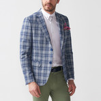 Plaid Blazer // Blue (Euro: 52)