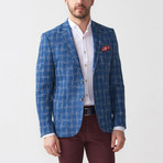 Plaid Blazer // İndigo (Euro: 52)