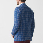 Plaid Blazer // İndigo (Euro: 52)