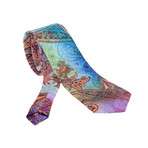 Amedeo Exclusive // Silk Tie // Blue Parrot Paisley