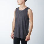 Charlie Quilted Tank // Graphite (L)