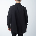 Tencel Parson Box Shirt // Black (XL)