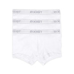 Essential Cotton No Show Trunk // White // 3-Pack (M)