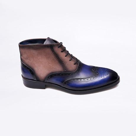 Atlas Shoe // Dark Blue + Grey (Euro: 40)