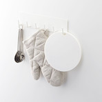 Tower // Round Trivet (White)