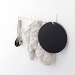 Tower // Round Trivet (White)