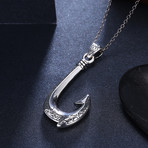 Ancient Scandinavian Ingrain Harpoon Necklace