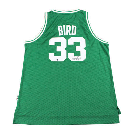 Larry Bird Signed Authentic Celtics Jersey