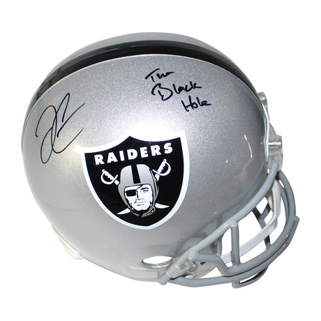 Derek Carr Signed Oakland Raiders Helmet