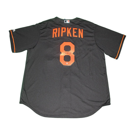 Cal Ripken Jr. Signed Baltimore Orioles Black Jersey